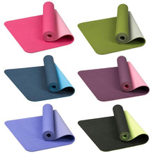 Load image into Gallery viewer, Universal Outdoor 6mm TPE Non-slip Yoga Mats Tasteless Pilates Gym Exercise